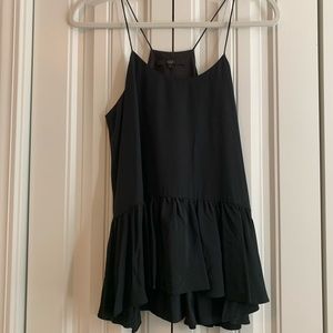 Tibi Classic Black Tank